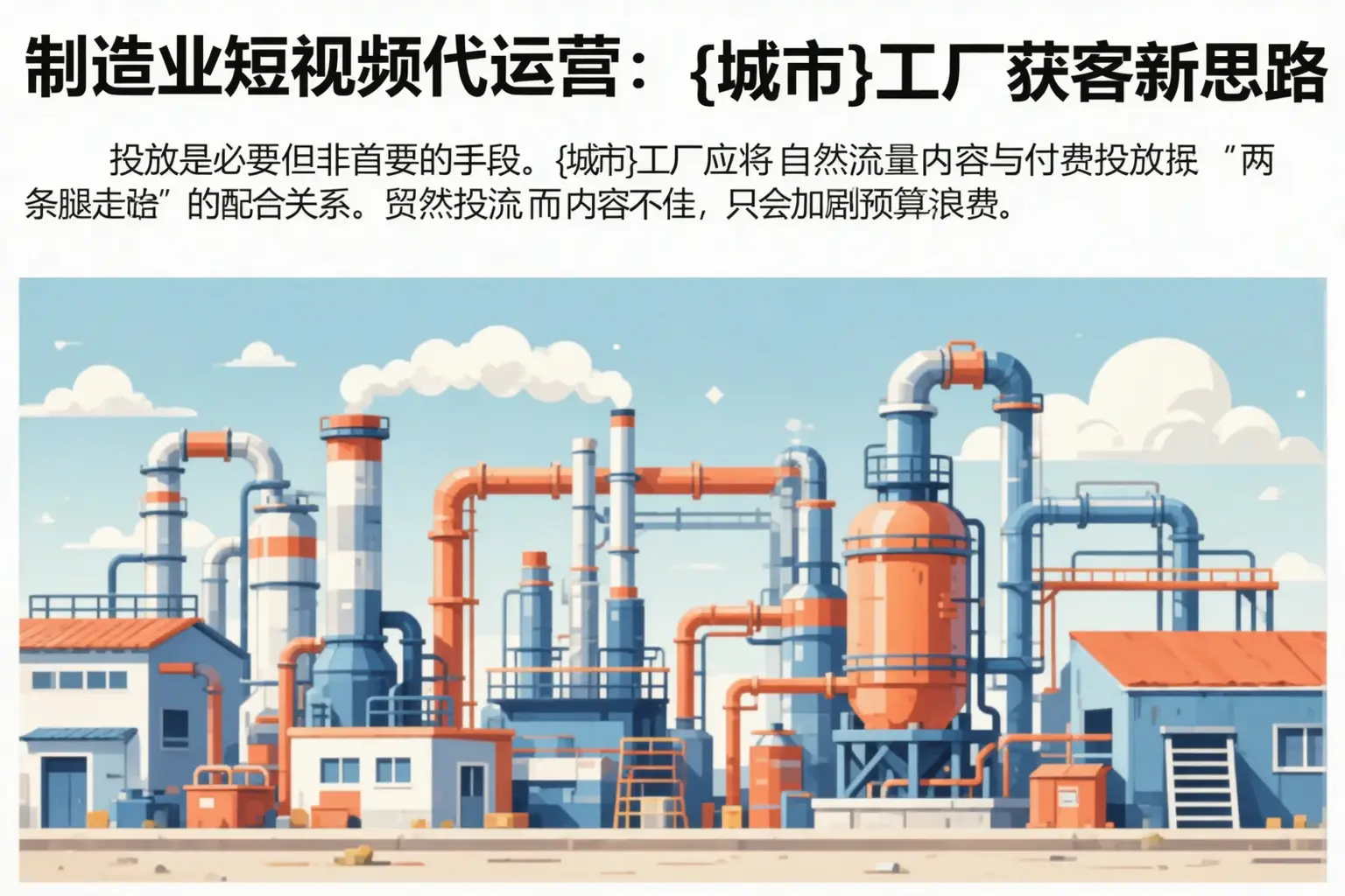 制造业短视频代运营:青冈工厂获客新思路